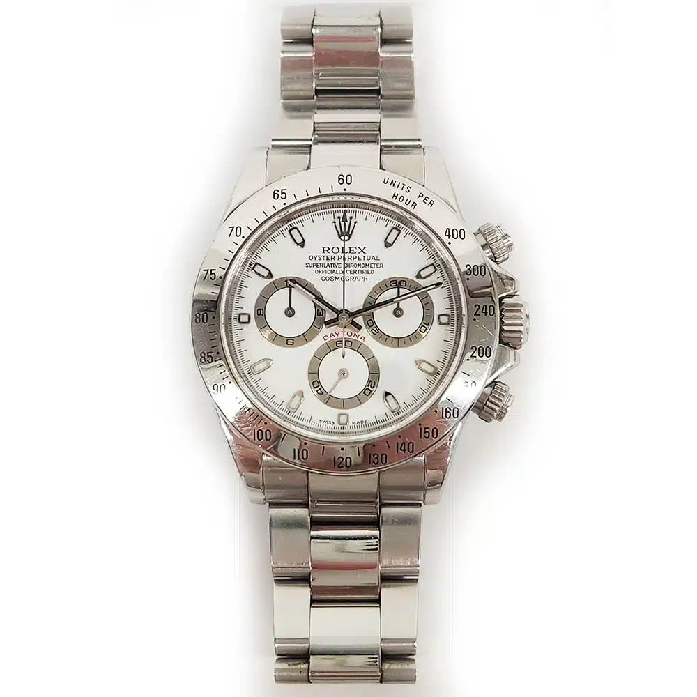 Rolex Cosmograph Daytona White Dial 116520 Stainless Steel Oyster Bracelet Automatic Men's Watch – image 2