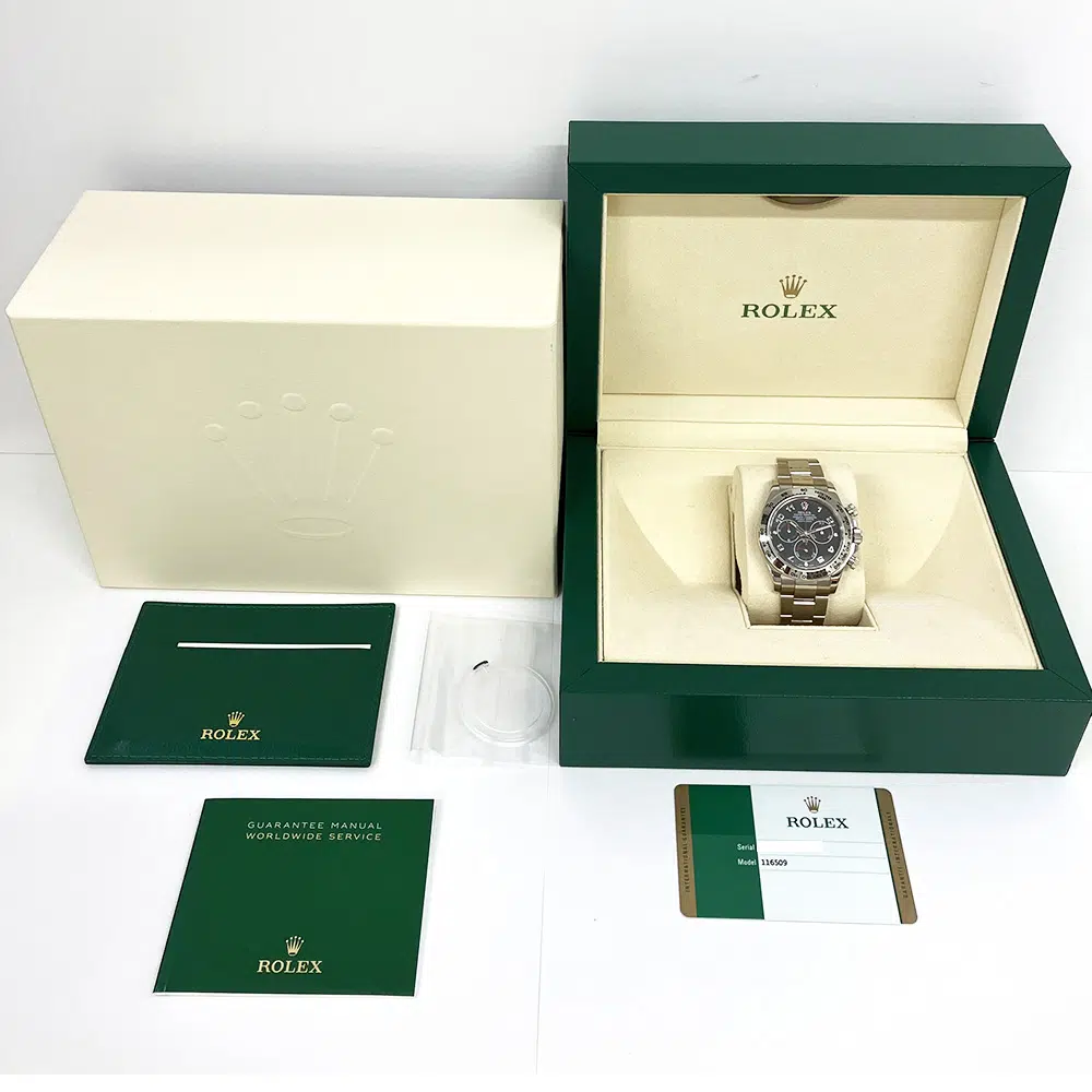 Rolex Cosmograph Daytona 116509 40mm White Gold with Black Dial 2017 – image 8