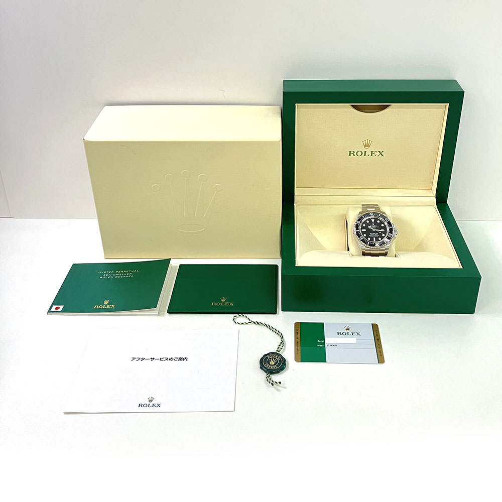 Rolex Sea-Dweller Deapsea 44mm Oyster 116660 Stainless Steel Watch Black Dial 2018