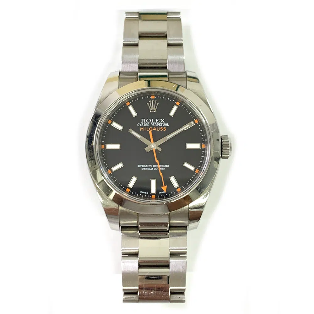 Rolex Milgauss 40mm 116400 Stainless Steel with Black Dial Watch – image 2