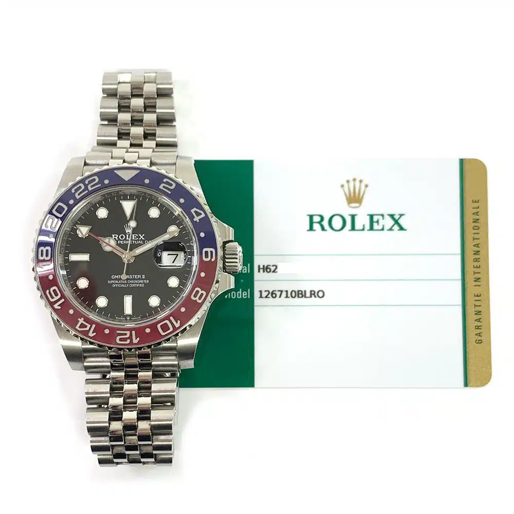Rolex GMT-Master II  126710BLRO Jubilee Steel Watch Black Dial  "Pepsi" Bezel 2019 – image 3