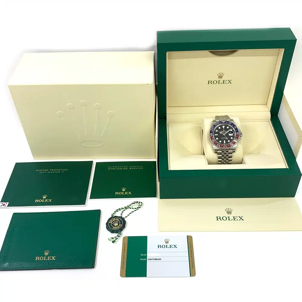 Rolex GMT-Master II  126710BLRO Jubilee Steel Watch Black Dial  "Pepsi" Bezel 2019 – image 8