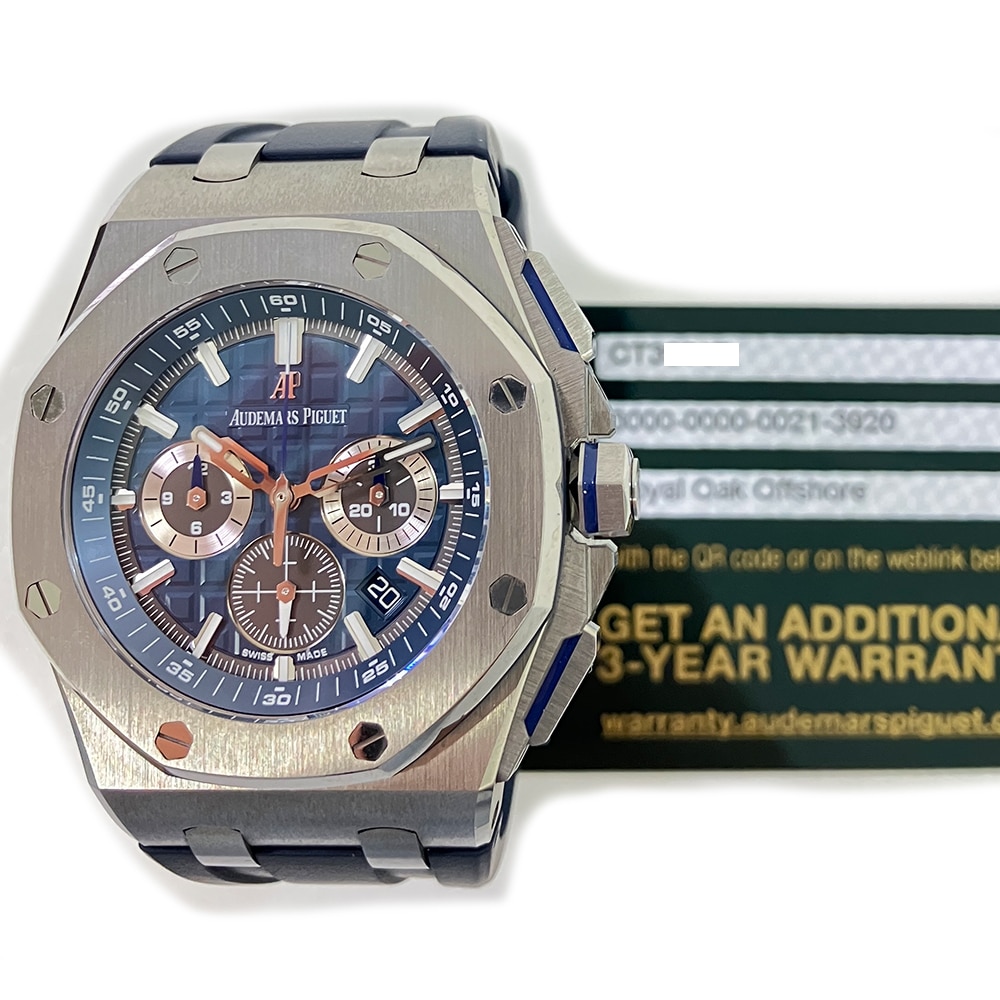 Audemars Piguet Royal Oak Offshore 26480TI.OO.A027CA.01 42mm Titanium with Blue Dial Watch