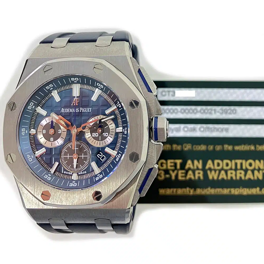Audemars Piguet Royal Oak Offshore 26480TI.OO.A027CA.01 42mm Titanium with Blue Dial Watch