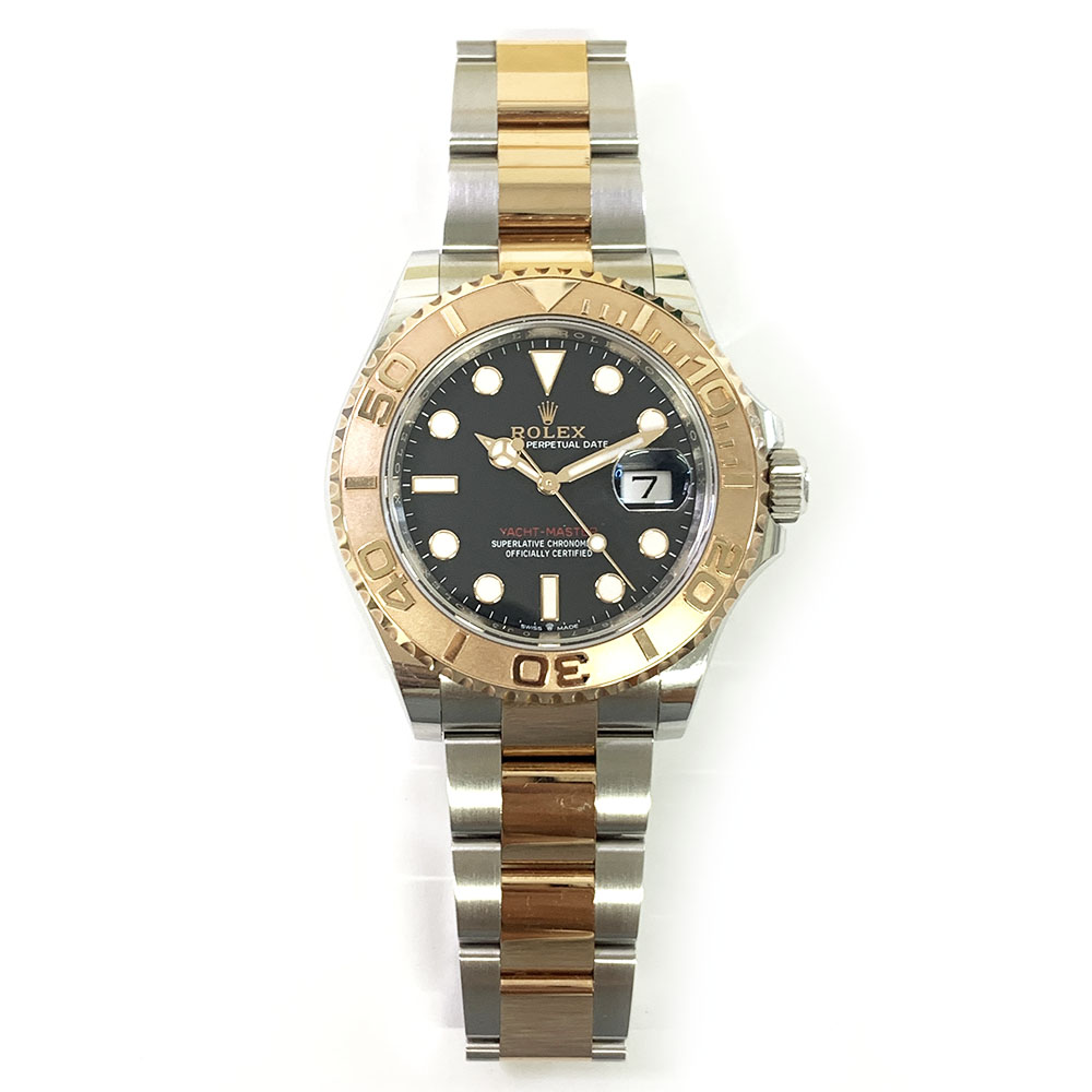 Rolex Yacht-Master 40mm 126621-0002 Stainless Steel/Rose Gold with Black Dial Watch