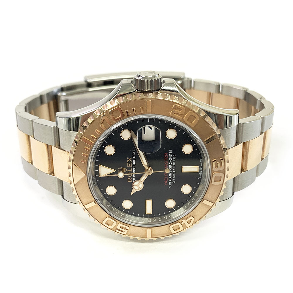 Rolex Yacht-Master 40mm 126621-0002 Stainless Steel/Rose Gold with Black Dial Watch