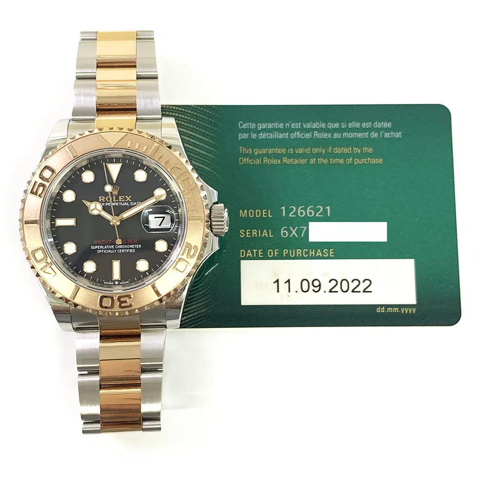Rolex Yacht-Master 40mm 126621-0002 Stainless Steel/Rose Gold with Black Dial Watch – image 2