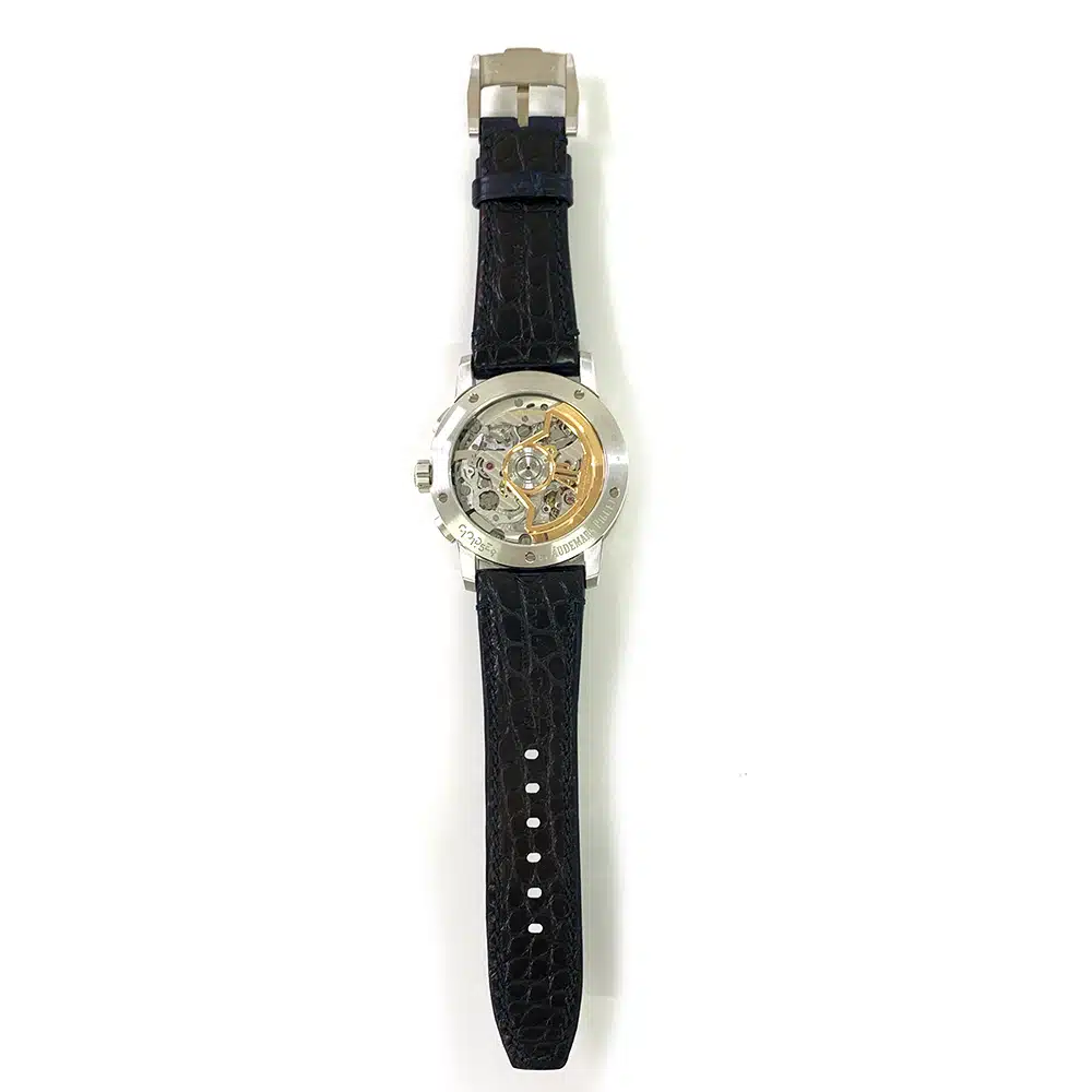Audemars Piguet Code 11.59 Chronograph 26393BC.OO.A002KB.01 White Gold With Blue Leather Watch Blue Dial MINT 2022 – image 6