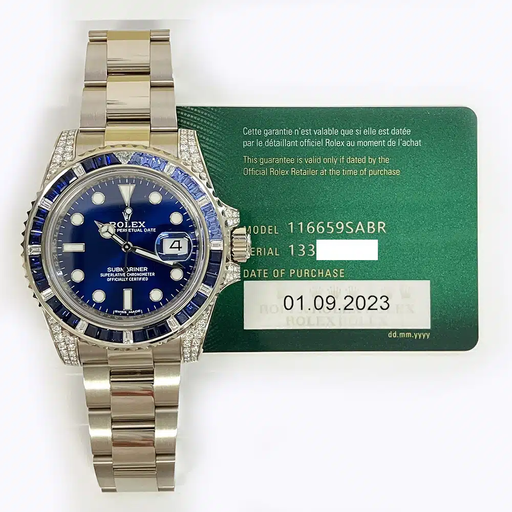 Rolex Submariner Date 116659SABR 40mm White Gold with Blue Dial Watch 2023 – image 2