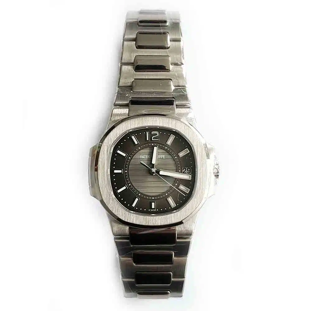 Patek Philippe Nautilus White Gold Grey Dial 7011/1G-010 Watch 2009