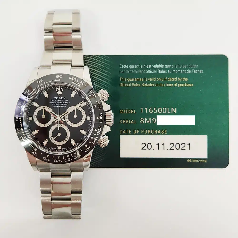 Rolex Daytona 116500LN 40mm Black Dial Stainless Steel Oyster Watch – image 2