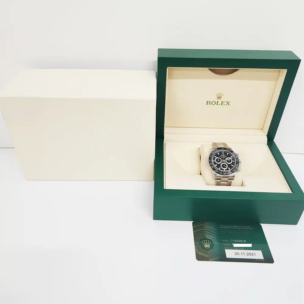 Rolex 116500LN Daytona Oyster Stainless Steel with Black Dial Watch 2021 – image 8