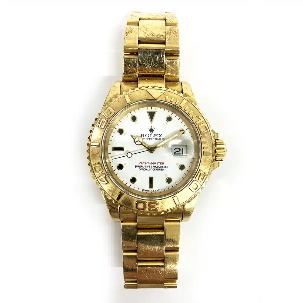 Rolex Yacht-Master 40 16628 Yellow gold with White Dial Watch – image 2