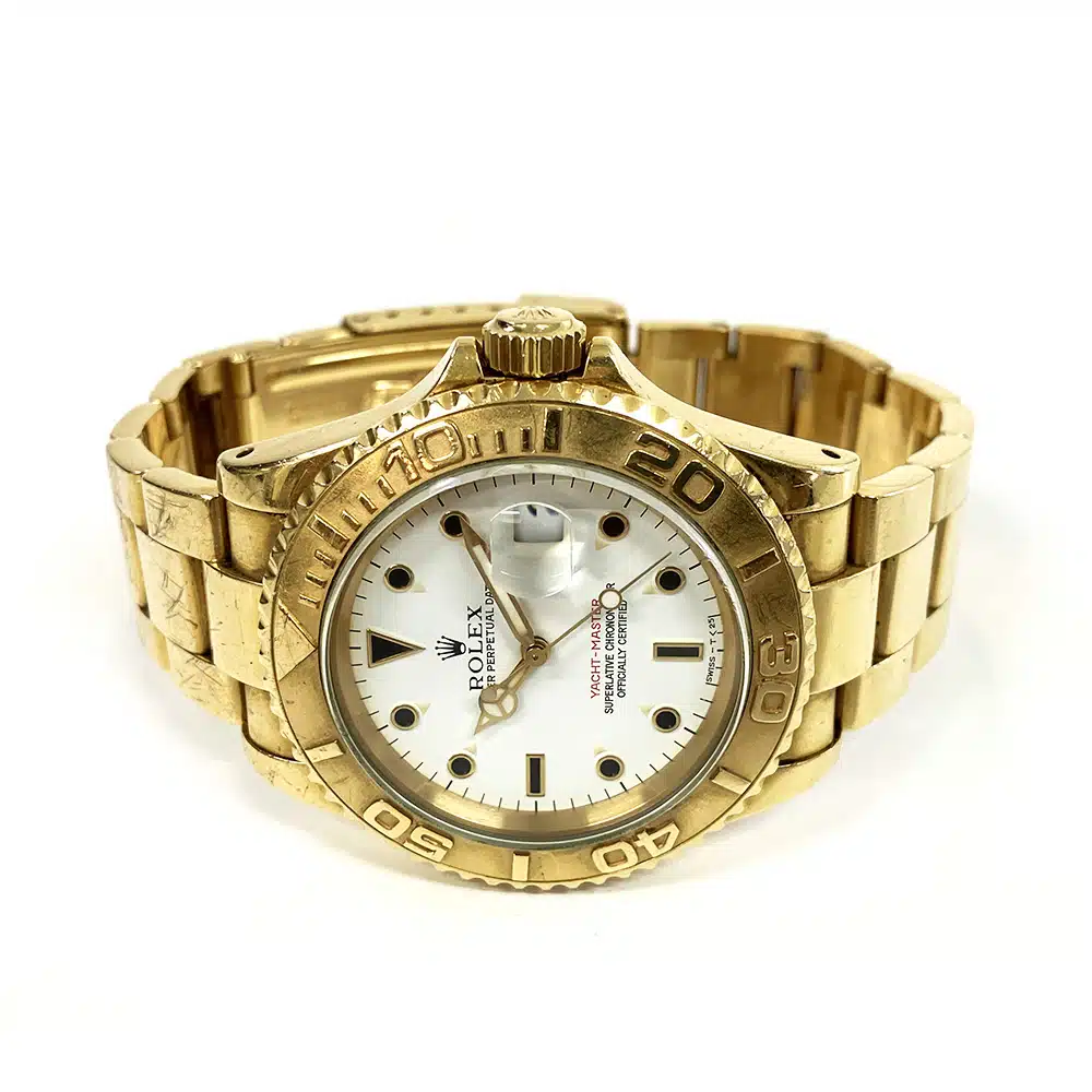 Rolex Yacht-Master 40 16628 Yellow gold with White Dial Watch – image 3