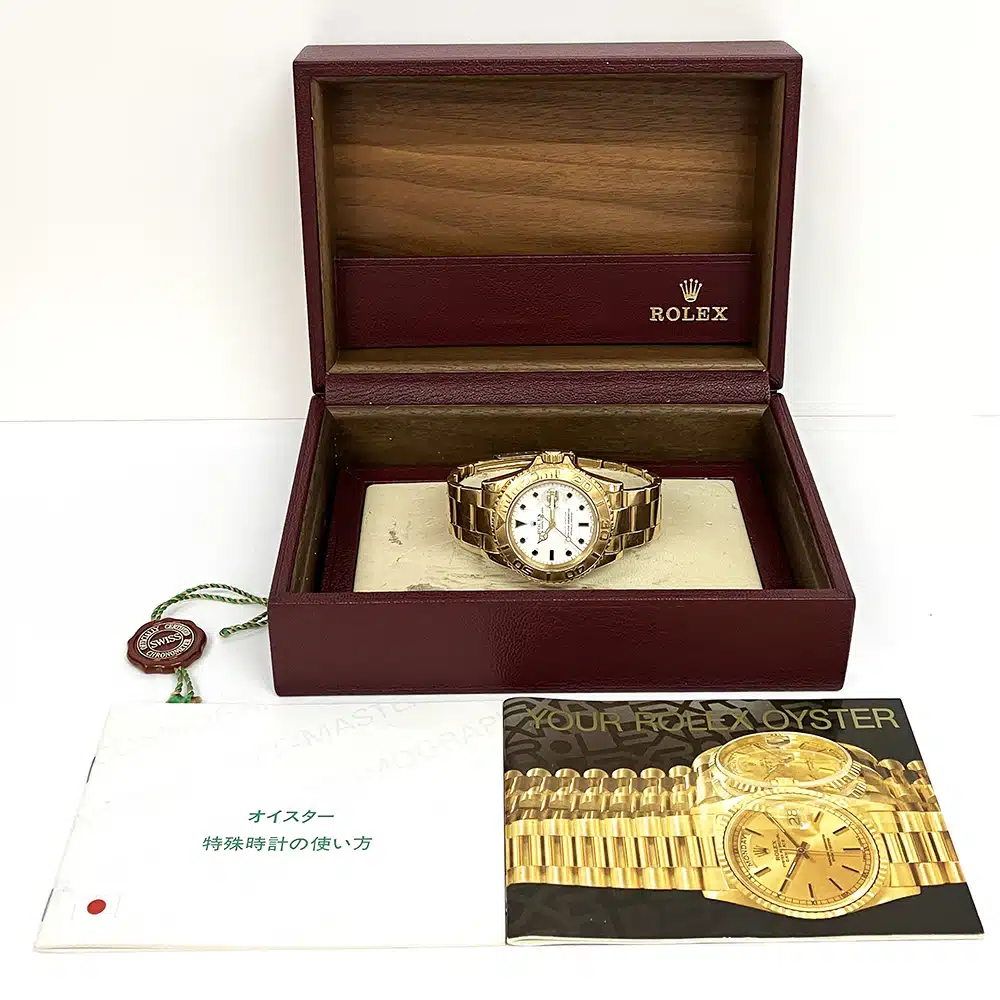 Rolex Yacht-Master 40 16628 Yellow gold with White Dial Watch – image 7