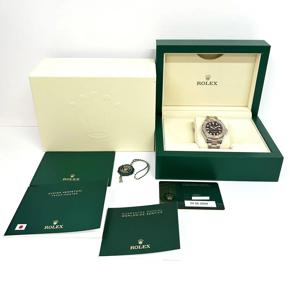 Rolex Yacht-Master 268621-0003 37mm  Stainless Steel/18k Rose Gold with Chocolate Dial Watch MINT 2024 – image 8