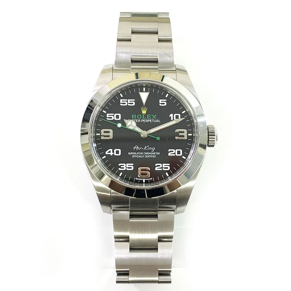 Rolex Air-King 40mm 116900 Oyster Stainless Steel Watch Black Arabic Dial 2021 – image 3