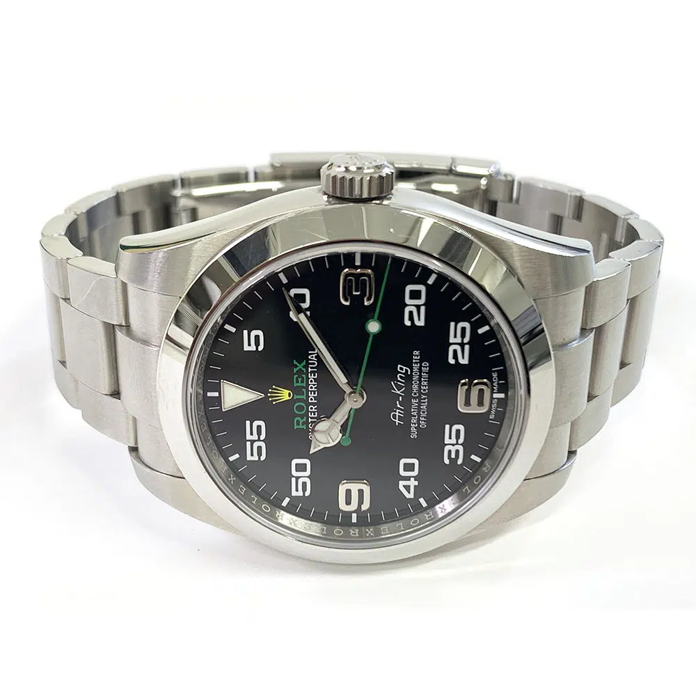 Rolex Air-King 40mm 116900 Oyster Stainless Steel Watch Black Arabic Dial 2021 – image 4