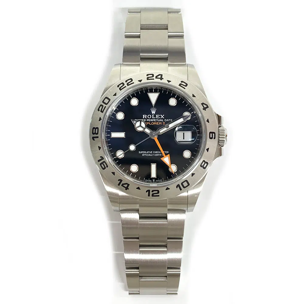 MINT Rolex Explorer II Black Dial 42mm 226570 Oyster Stainless Steel Watch 2022 – image 3