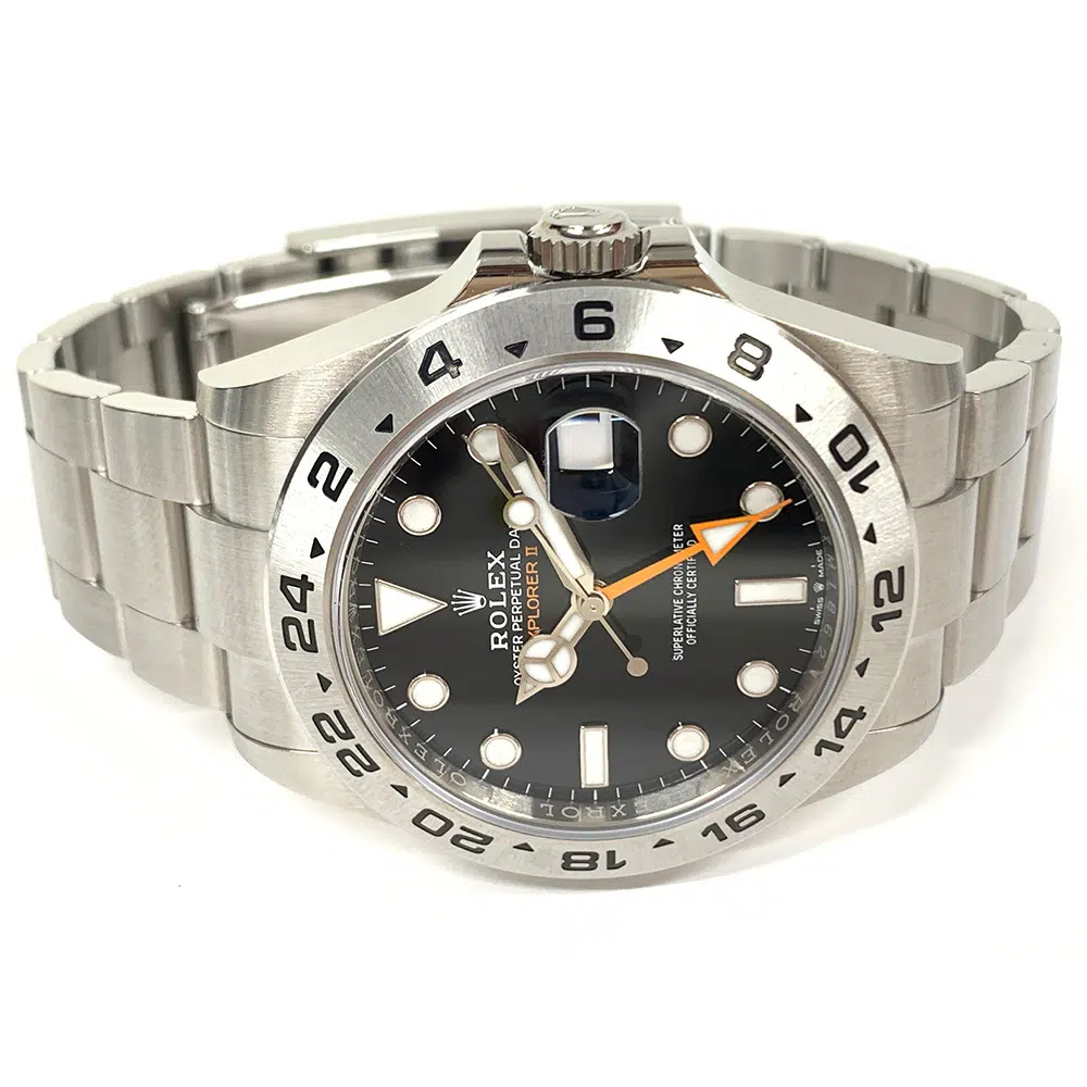 MINT Rolex Explorer II Black Dial 42mm 226570 Oyster Stainless Steel Watch 2022 – image 4