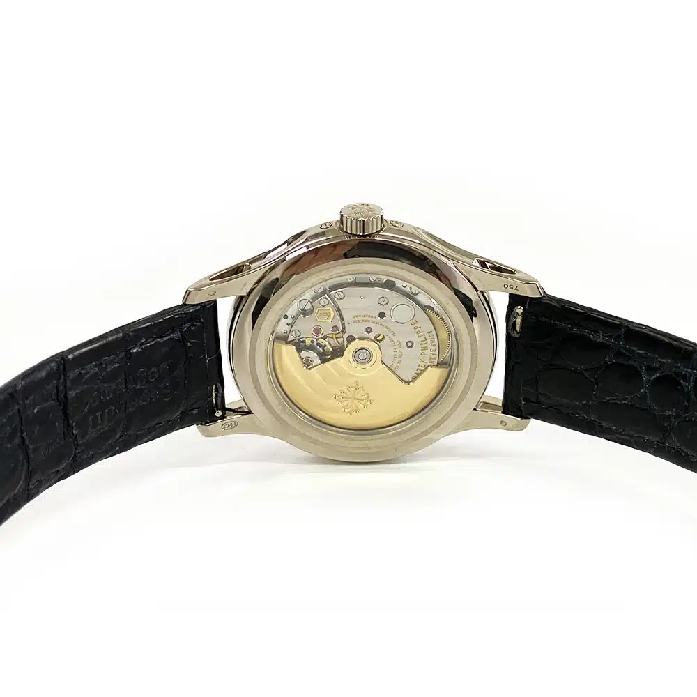 Patek Philippe Complications Annual Calendar 40mm 5205G-001 White Gold With Blue Leather Watch Grey Dial 2014 – image 5