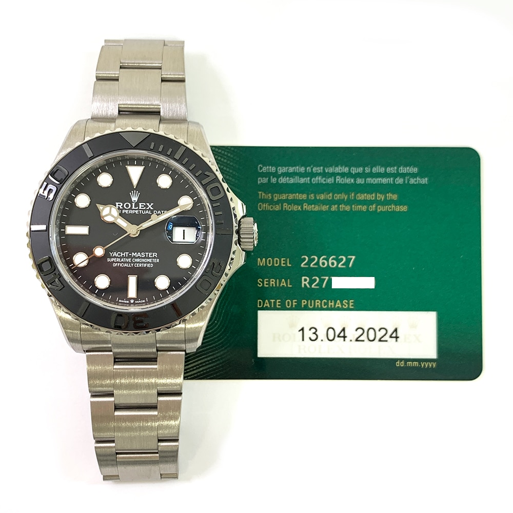 Rolex Yacht-Master 42 226627-0001 Titanium with Black Dial Watch 2024
