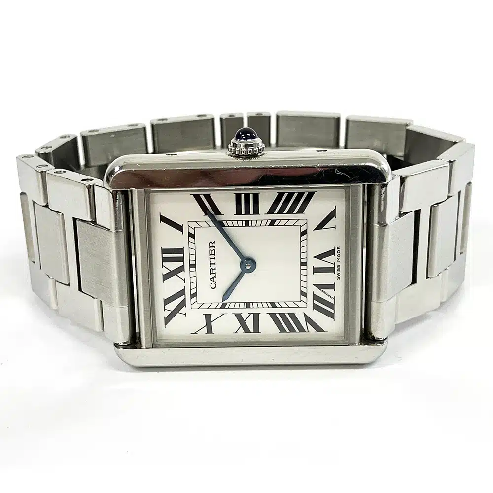 Cartier Tank Solo W5200014 Stainless Steel with White Dial Watch – image 2