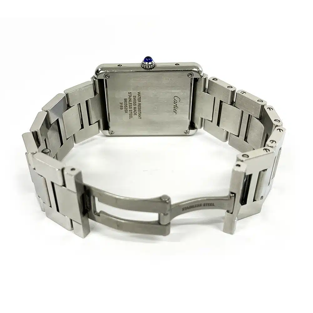 Cartier Tank Solo W5200014 Stainless Steel with White Dial Watch – image 4