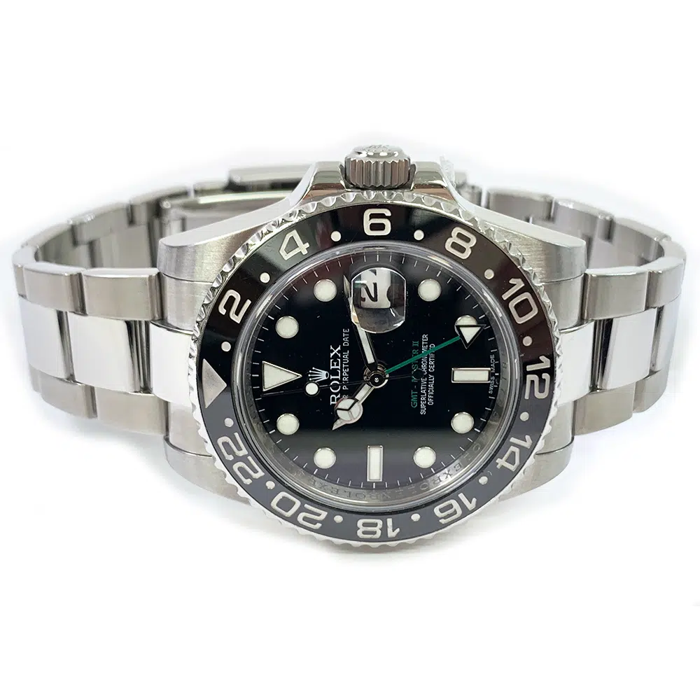 Rolex Oyster Bracelet GMT-Master II 40mm 116710LN Steel Watch Black Dial 2010 – image 4