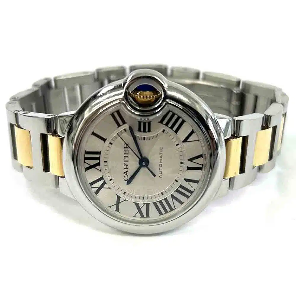 Cartier Ballon Bleu W6920099 Steel/Yellow Gold Bracelet with Silver Dial Watch 2014 – image 3