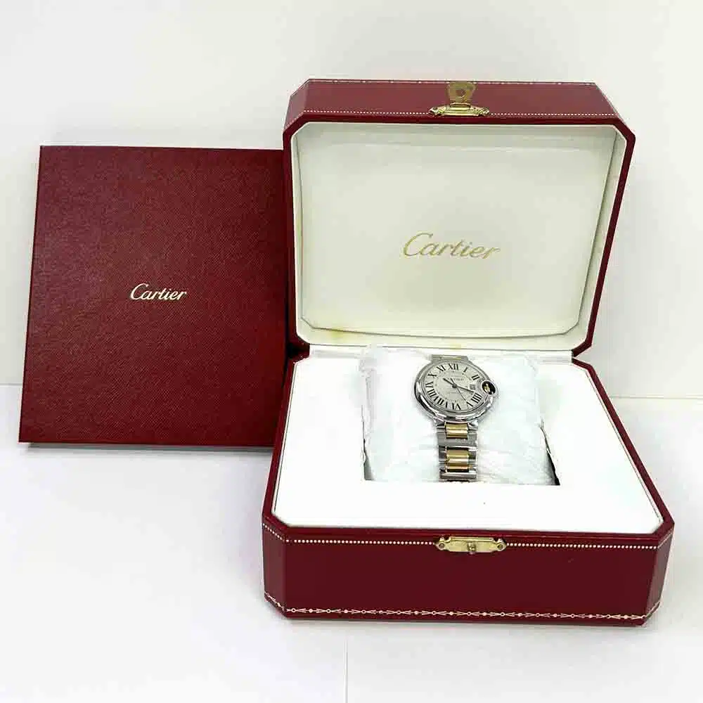 Cartier Ballon Bleu W6920099 Steel/Yellow Gold Bracelet with Silver Dial Watch 2014 – image 5