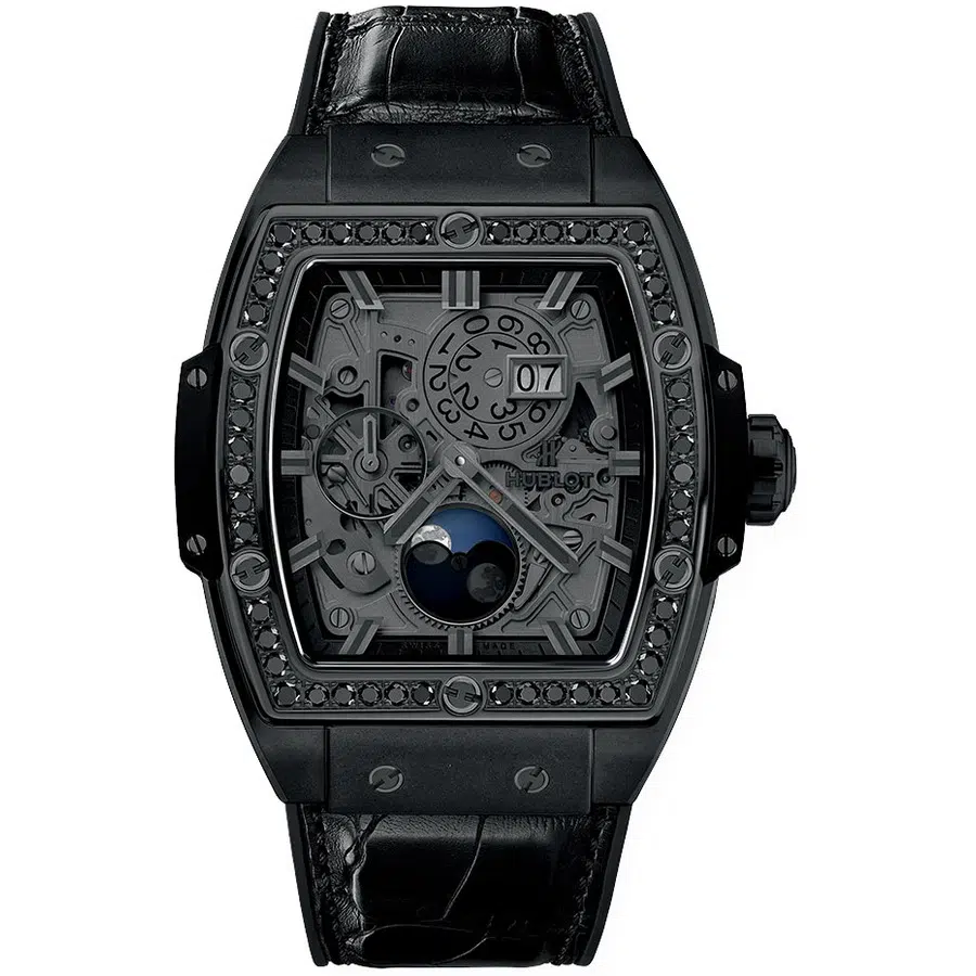 Hublot Spirit Of Big Bang Moonphase 647.CI.1110.LR.1200 Ceramic 42mm Black Strap Watch 2024