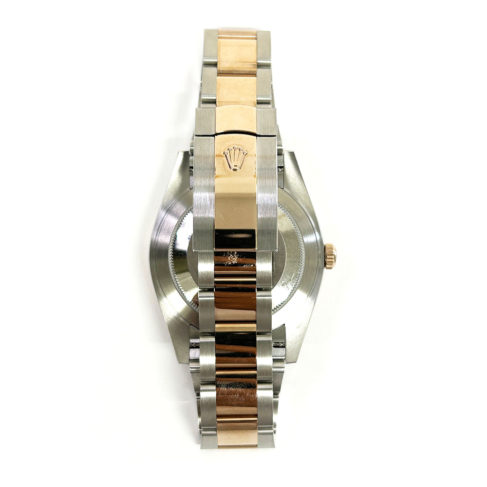 Rolex Datejust 41mm 126301 Oyster Stainless Steel & Rose Gold Watch Wimbledon (Grey) Roman Dial 2024