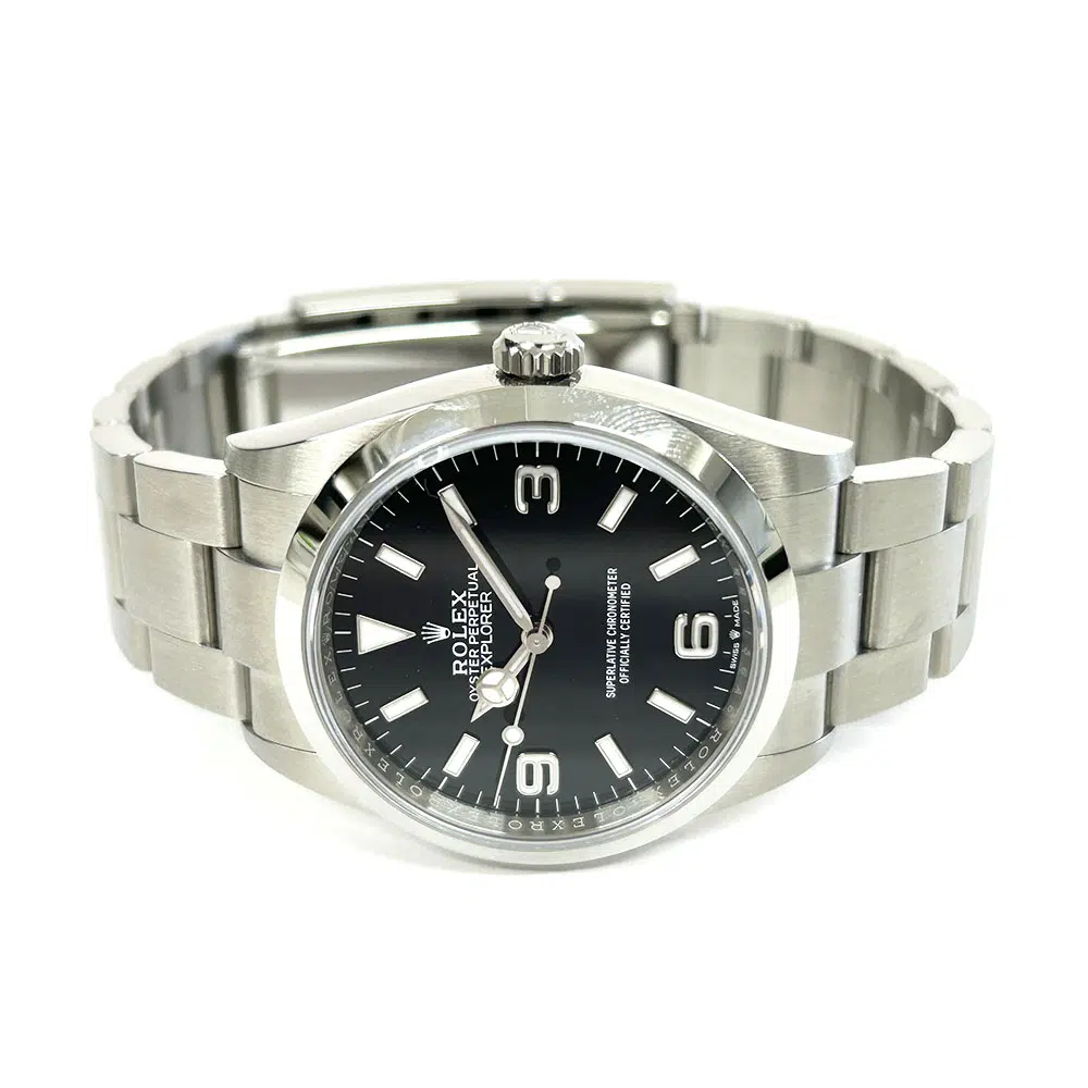 Rolex Explorer Black Arabic & Index Dial  36mm 124270  SS Oyster Watch 2023 – image 4