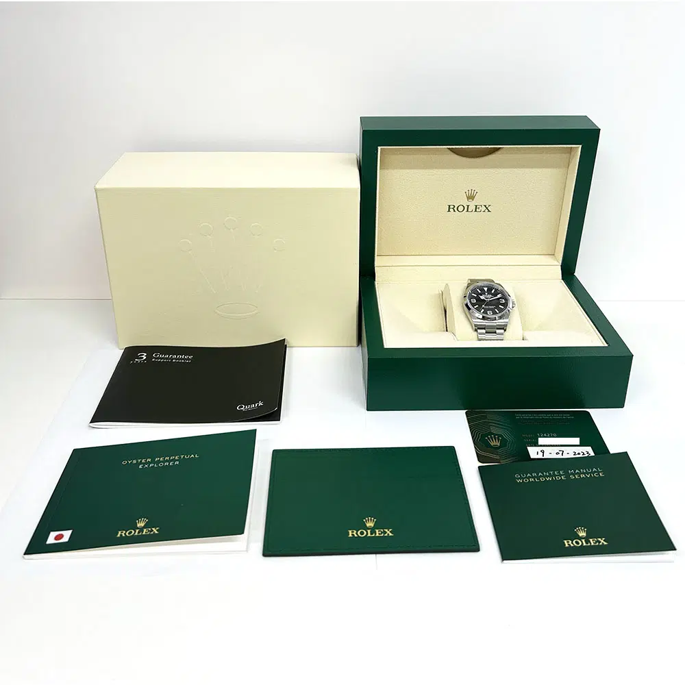 Rolex Explorer Black Arabic & Index Dial  36mm 124270  SS Oyster Watch 2023 – image 8