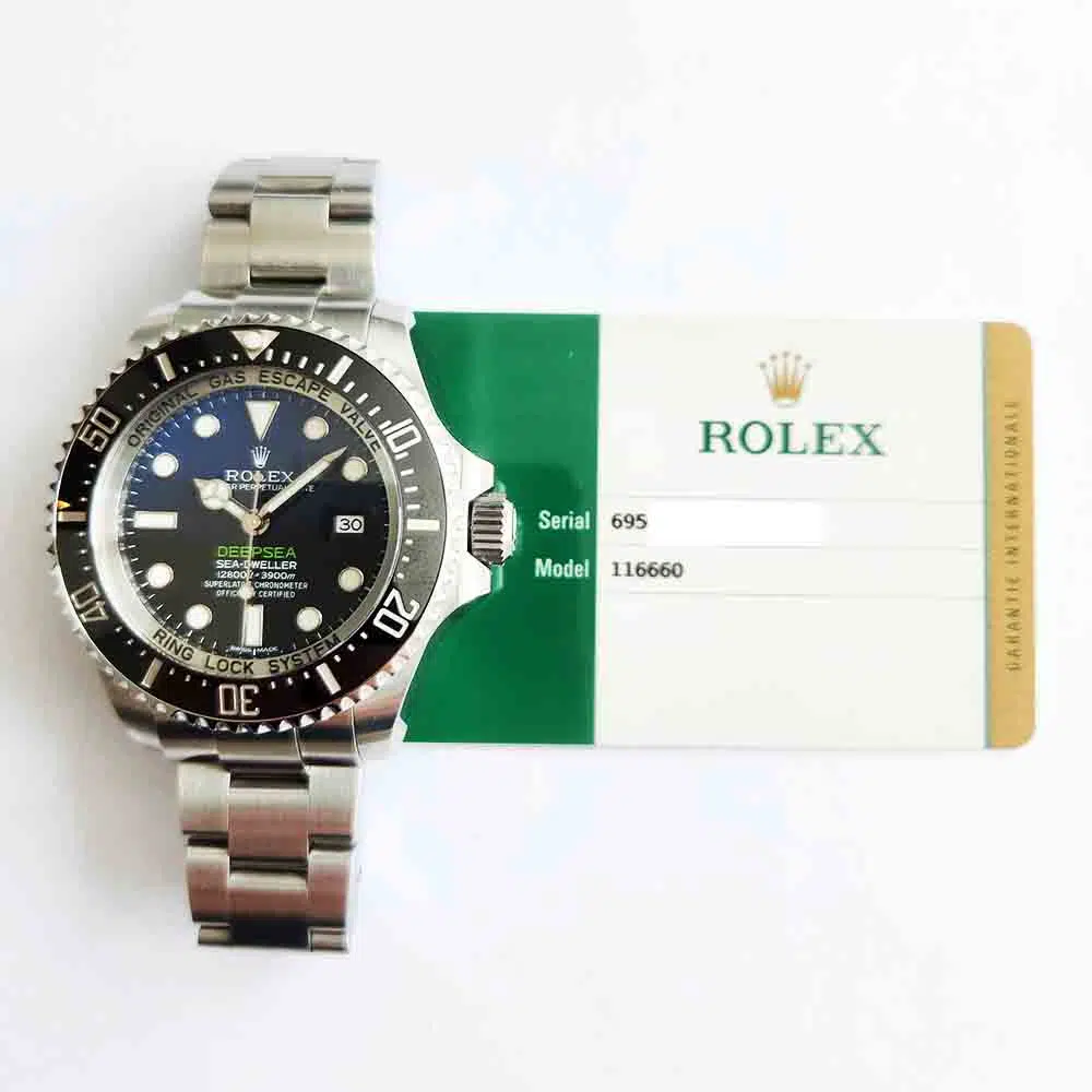 Rolex Sea-Dweller Deapsea 44mm Oyster 116660 Stainless Steel Watch D-Blue Dial 2017 – image 2