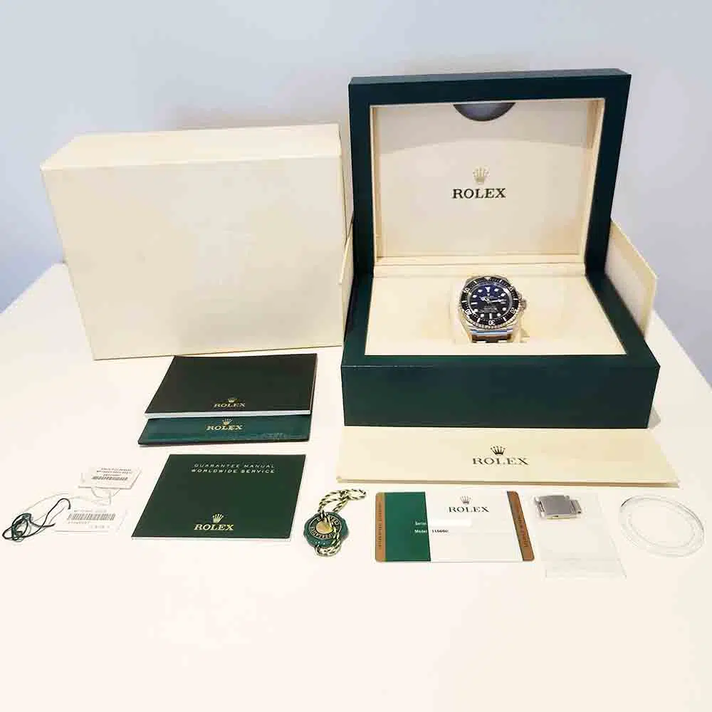 Rolex Sea-Dweller Deapsea 44mm Oyster 116660 Stainless Steel Watch D-Blue Dial 2017 – image 7