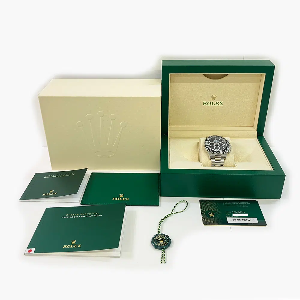 Rolex Daytona 40mm 126500ln-0002 Oyster Stainless Steel Watch Black Index Dial 2024 – image 8