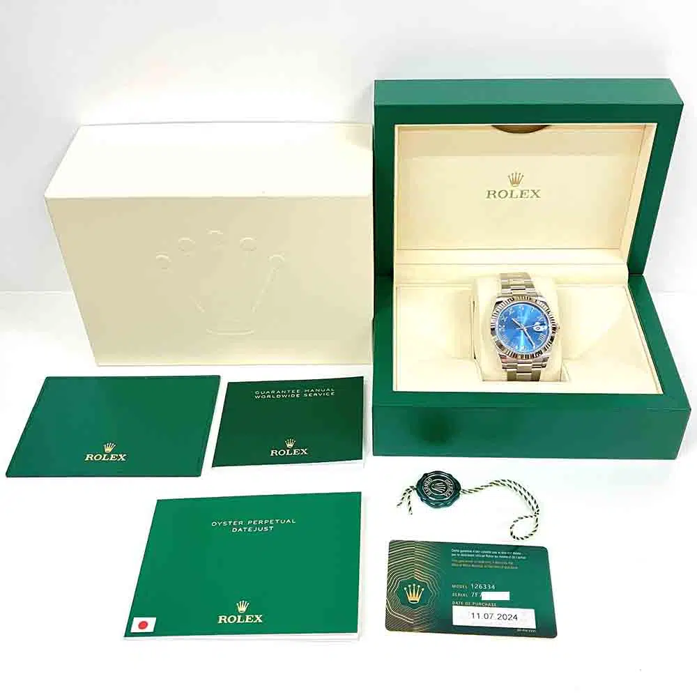 Rolex Datejust 126334-0025 Stainless Steel Watch Blue Roman Dial 2024 – image 8