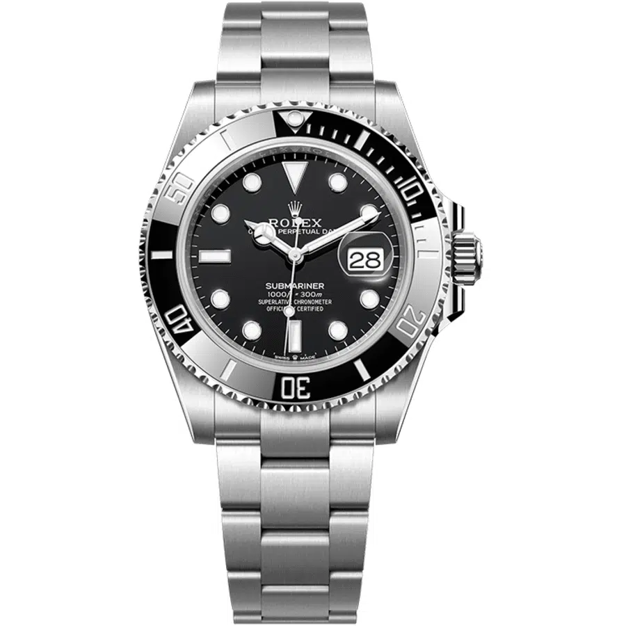 Rolex Submariner 126610LN Oyster Steel Watch Black Dial 2021