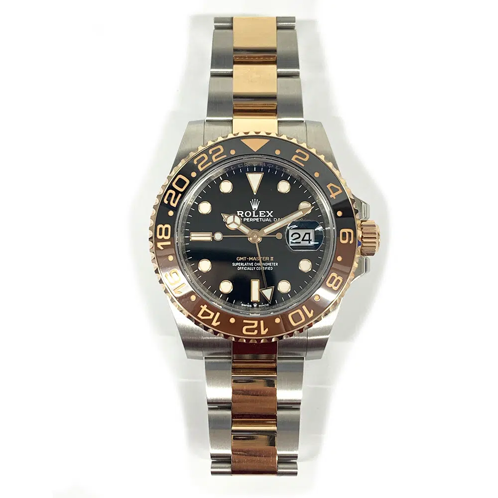 Rolex GMT-Master II Oyster Bracelet Gold/Steel Watch 126711CHNR Black Dial 2020 – image 3