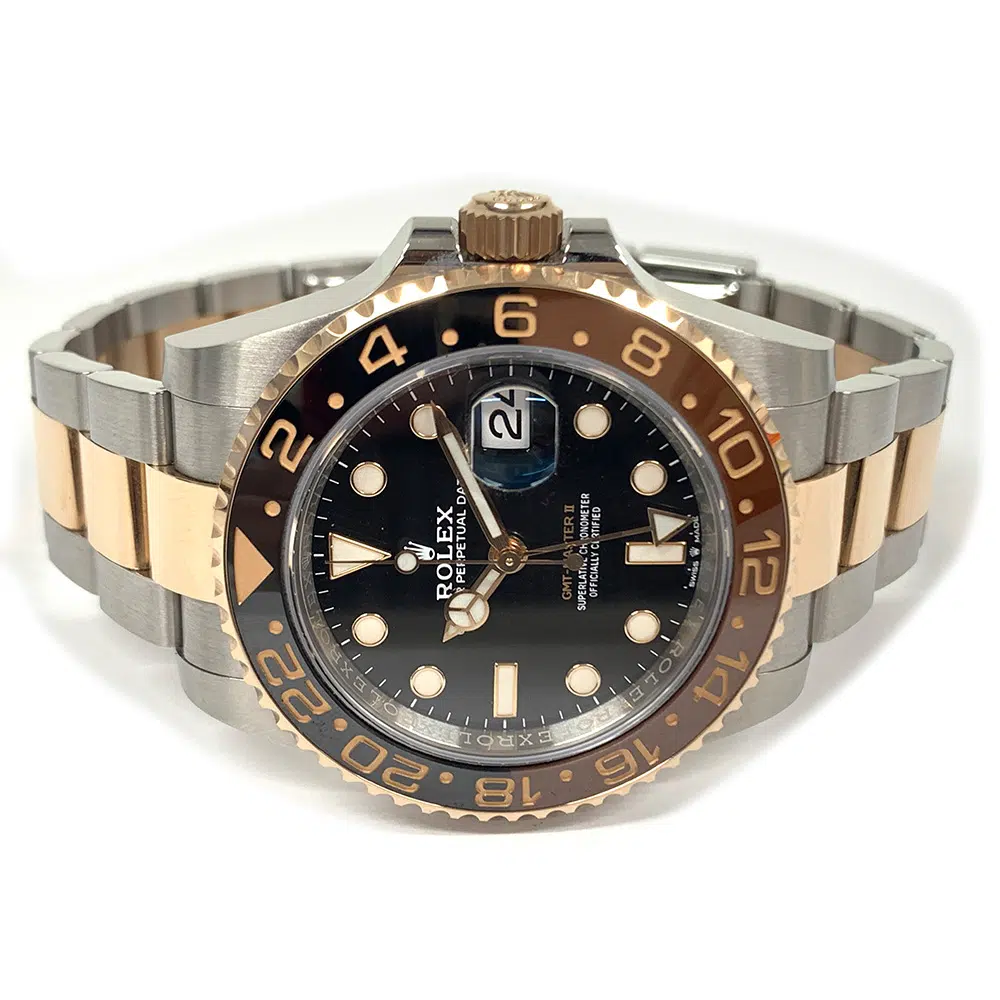 Rolex GMT-Master II Oyster Bracelet Gold/Steel Watch 126711CHNR Black Dial 2020 – image 4