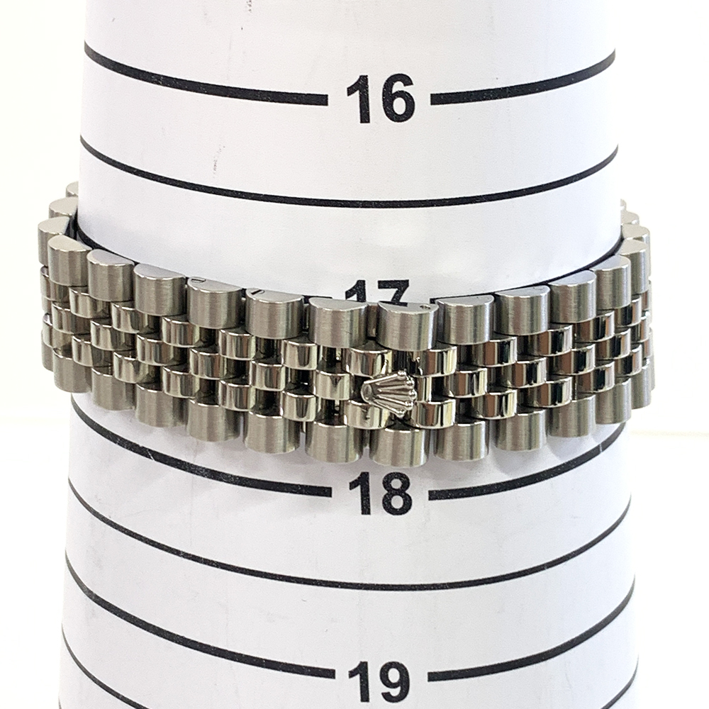 Rolex Datejust 36mm Jubilee 116234G Stainless Steel with Silver Diamond Dial Watch 2007