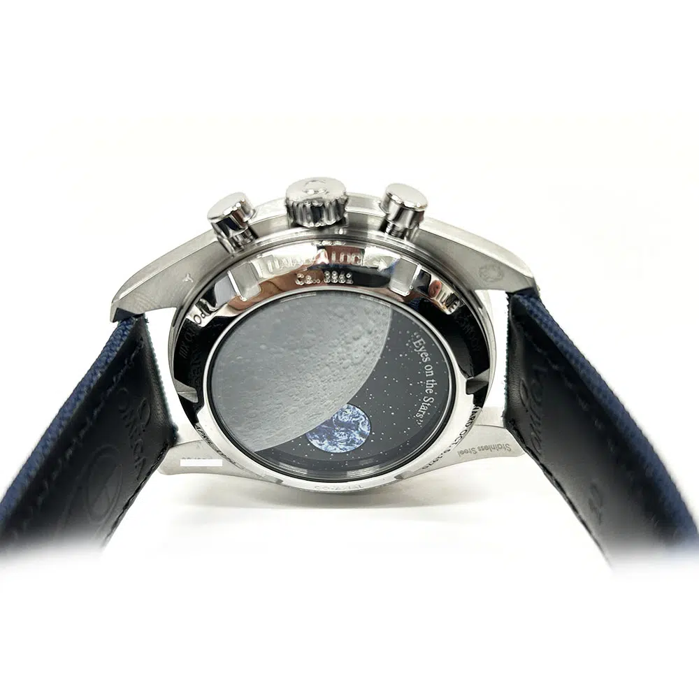 Omega Speedmaster 310.32.42.50.02.001 Stainless Steel with Blue Fabric and Silver Index Dial 2024 – image 4