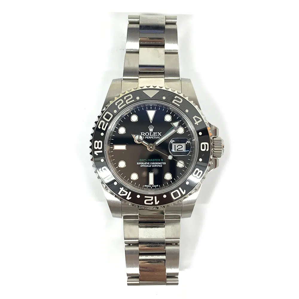 Rolex GMT-Master II Oyster 40mm 116710LN Stainless Steel Watch Black Dial – image 3