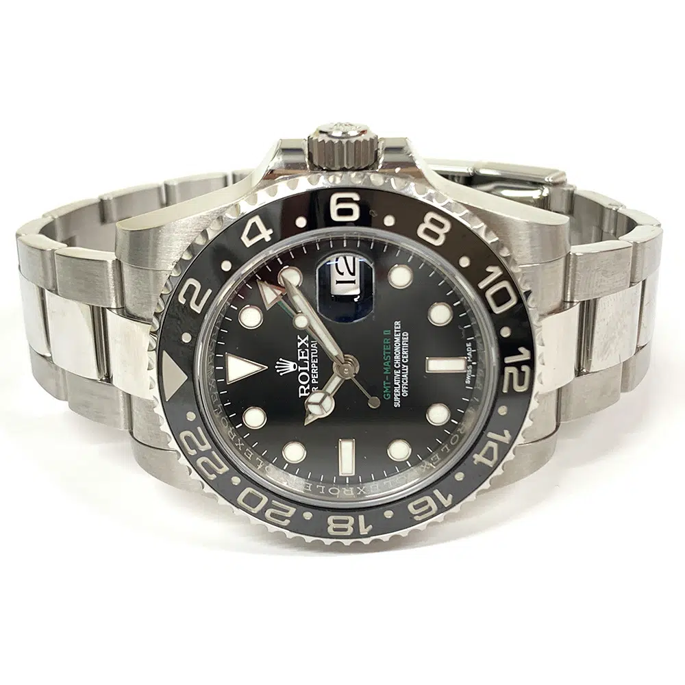 Rolex GMT-Master II Oyster 40mm 116710LN Stainless Steel Watch Black Dial – image 4