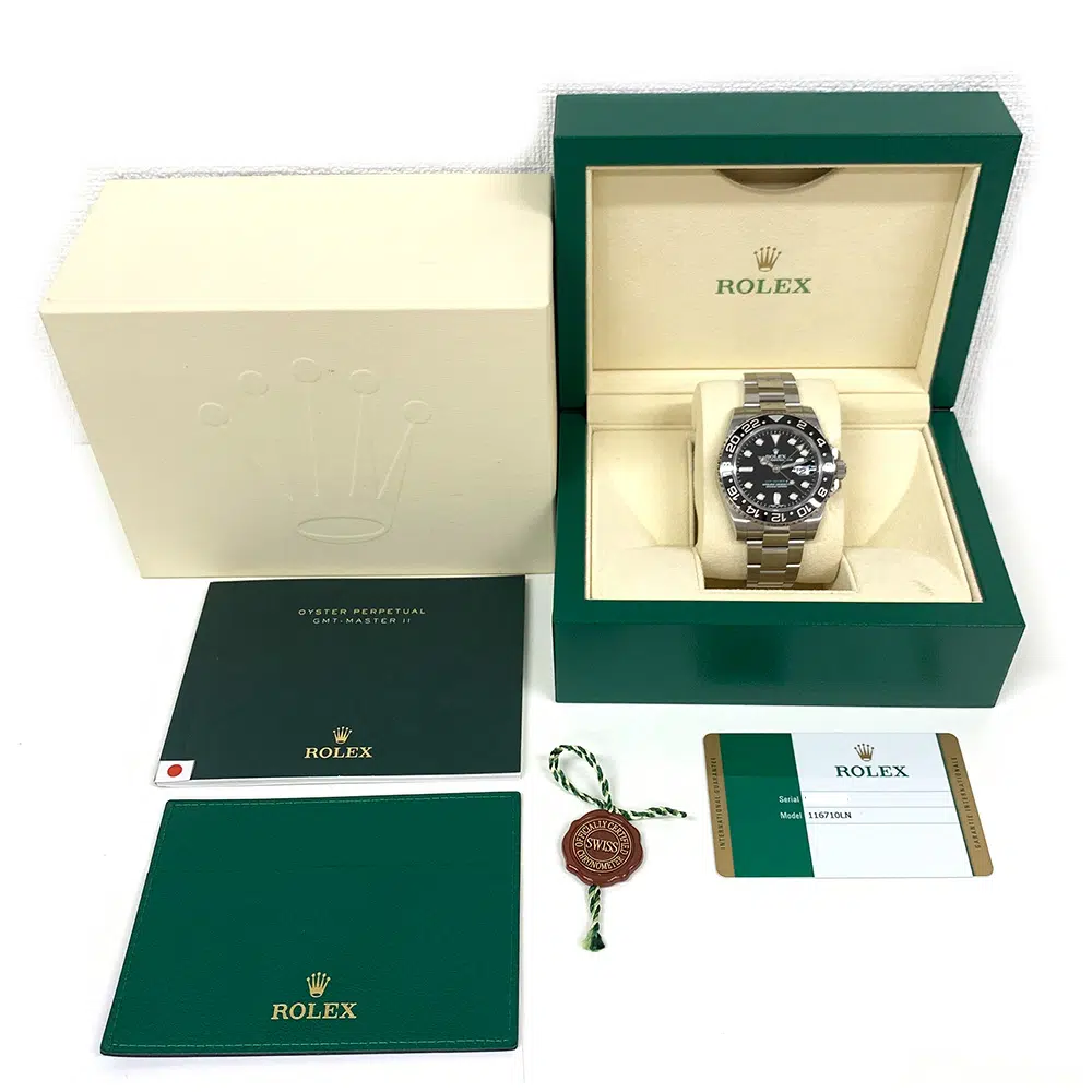 Rolex GMT-Master II Oyster 40mm 116710LN Stainless Steel Watch Black Dial – image 8