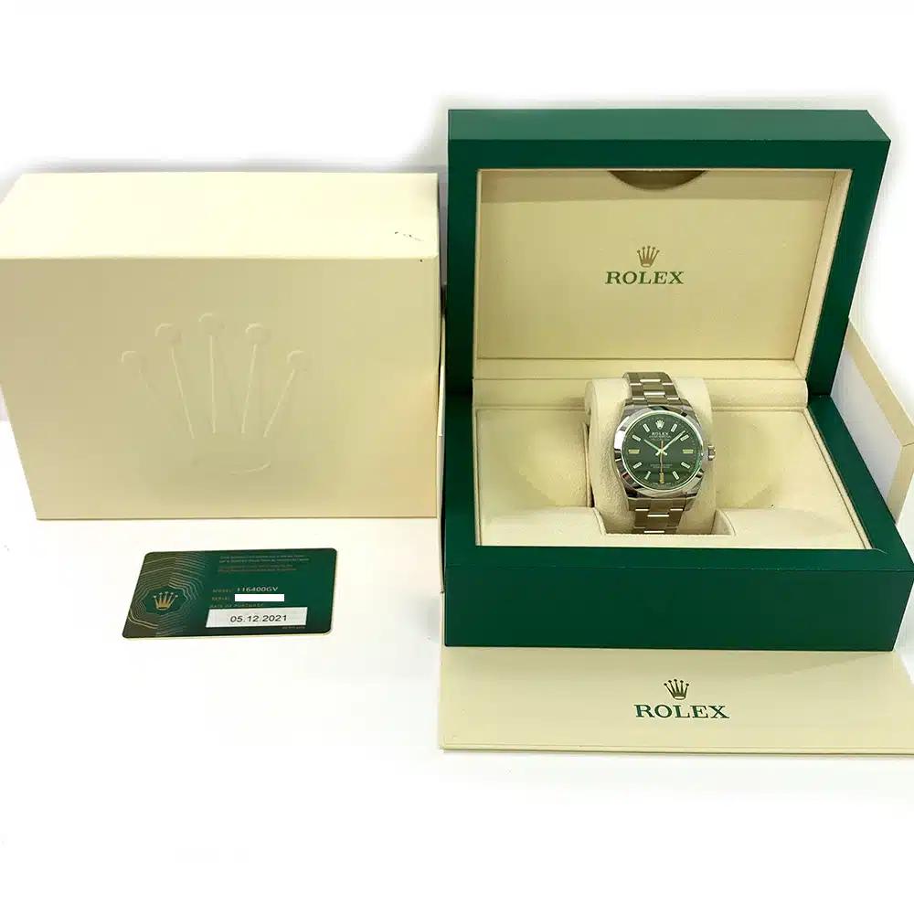Rolex Milgauss 116400GV Stainless Steel 40mm with Black Dial Watch – image 8