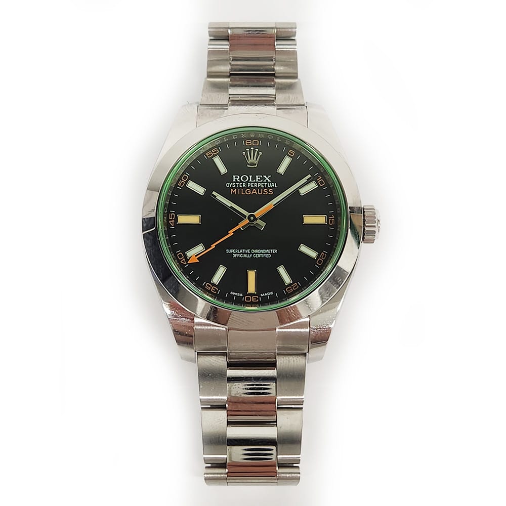 Rolex Milgauss 116400GV Stainless Steel with Black Dial 40mm Watch 2018