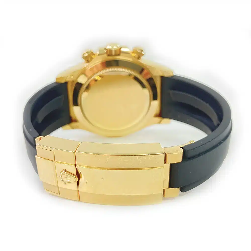 Rolex Cosmograph Daytona 40mm Yellow Gold 116518LN Black Rubber Watch Black Dial 2020 – image 7